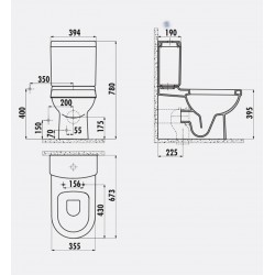 Vitorya / Stand-Wc / Inkl. Softclosedeckel