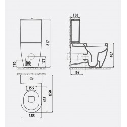 Free / Stand-Wc / Inkl. Softclosedeckel