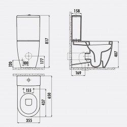 Free / Stand-Wc / Inkl. Softclosedeckel