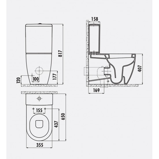 Free / Stand-Wc / Inkl. Softclosedeckel