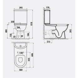 Selin / Stand-Wc / Inkl. Softclosedeckel