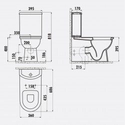 Selin / Stand-Wc / Inkl. Softclosedeckel