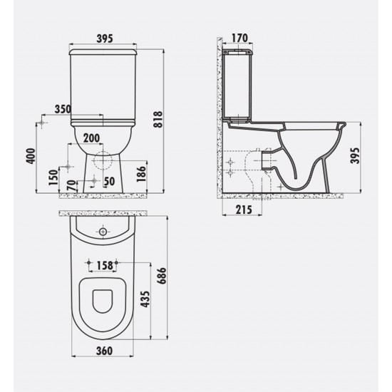 Selin / Stand-Wc / Inkl. Softclosedeckel