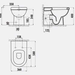 Vitorya / Stand-Wc / Inkl. Softclosedeckel