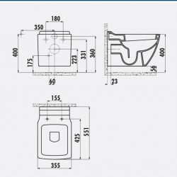 Trend / Hänge-Wc / Inkl. Softclosedeckel