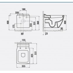 Trend / Hänge-Wc / Inkl. Softclosedeckel