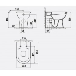Selin / Stand-Wc / Inkl. Softclosedeckel