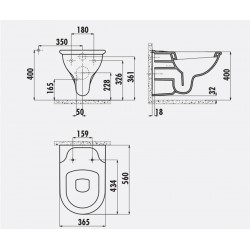 Selin / Hänge-Wc / Inkl. Softclosedeckel